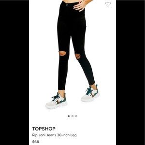 topshop Joni Jeans waist 26/ Length 32